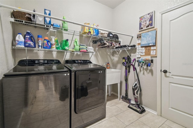 1933 Griffin Trl, Bartow, FL 33830 - washroom with washer and clothes dryer and tile patterned floors