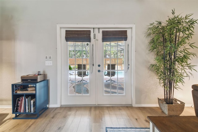 1933 Griffin Trl, Bartow, FL 33830 - entryway featuring wood finished floors and french doors