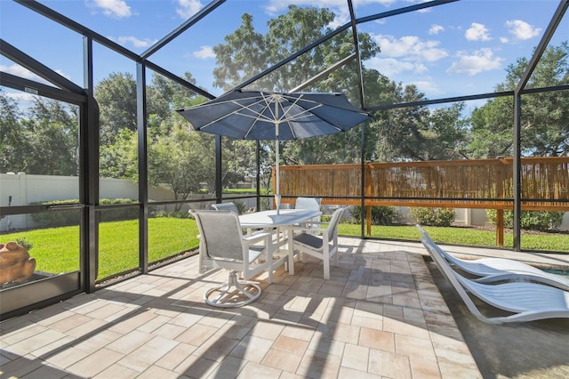 1933 Griffin Trl, Bartow, FL 33830 - sunroom featuring outdoor dining area
