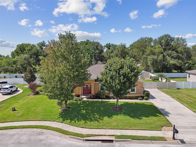 1933 Griffin Trl, Bartow, FL 33830 - obstructed view of property with driveway and stucco siding