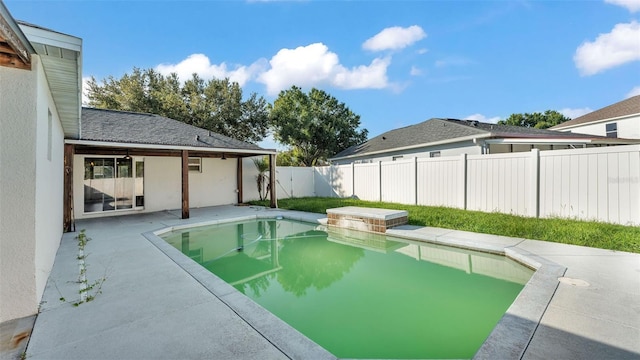 3917 NW Warbler Dr, Winter Haven, FL 33880 - view of pool with a patio and a fenced backyard