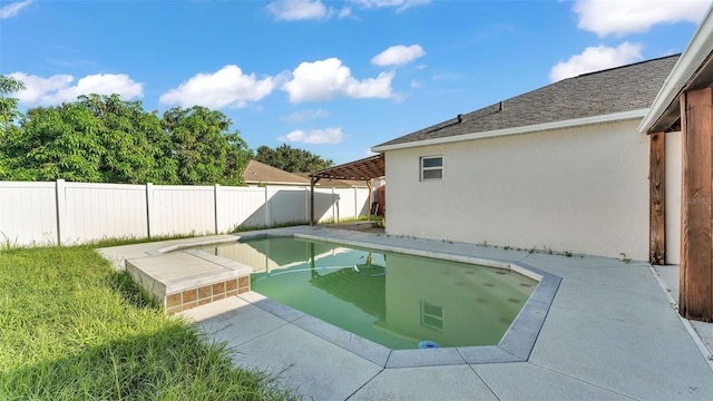 3917 NW Warbler Dr, Winter Haven, FL 33880 - view of swimming pool featuring a fenced backyard and a patio area