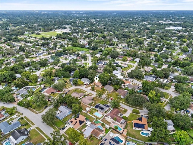 512 Hilldale Rd, Brandon, FL 33510 - aerial view of property and surrounding area with nearby suburban area