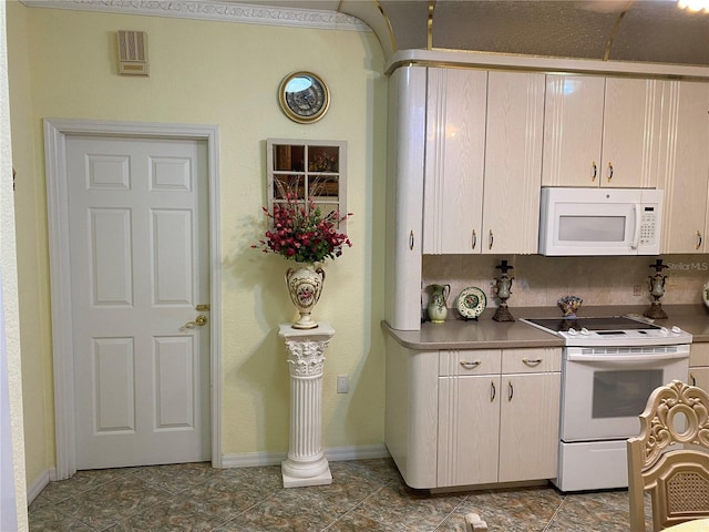 kitchen featuring white appliances