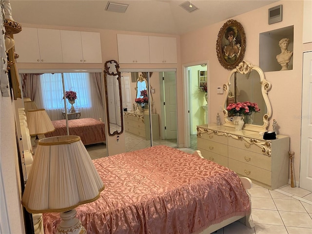 view of tiled bedroom