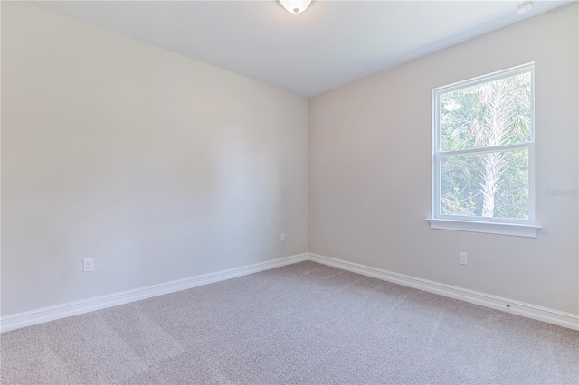 empty room featuring carpet flooring