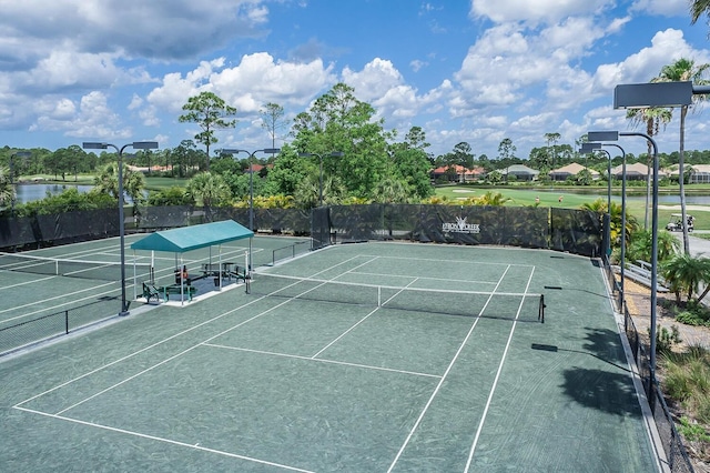 view of sport court