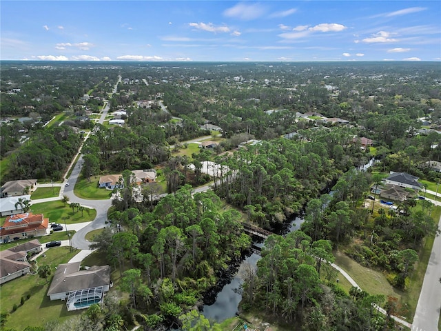 view of aerial view