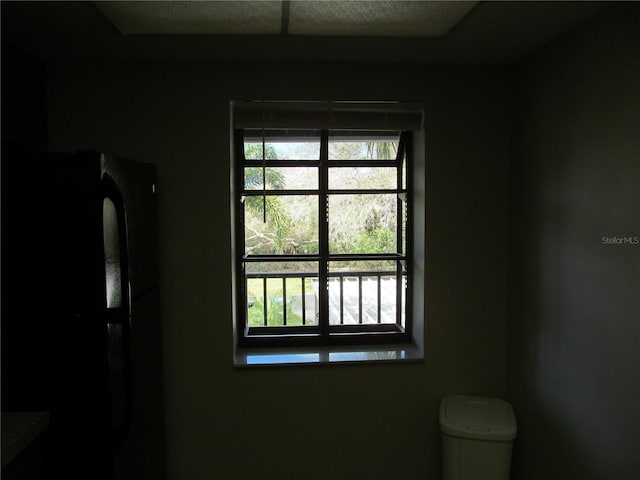 interior details featuring toilet