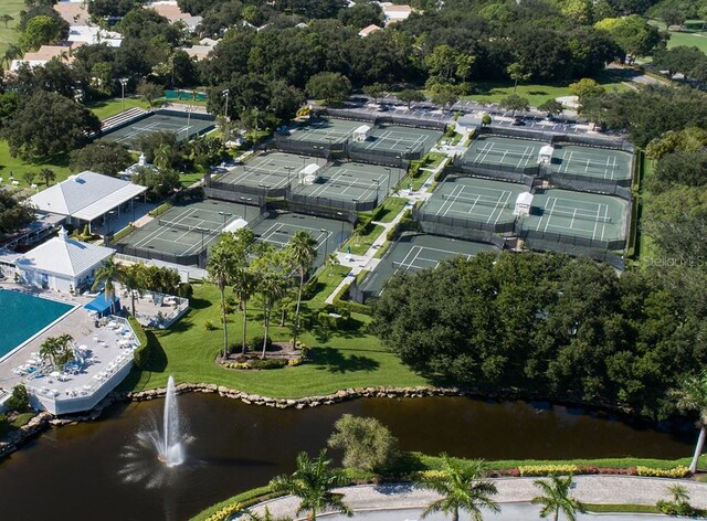 11065 Barnsley Dr, Venice, FL 34293 - birds eye view of property with a water view