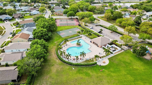 view of birds eye view of property