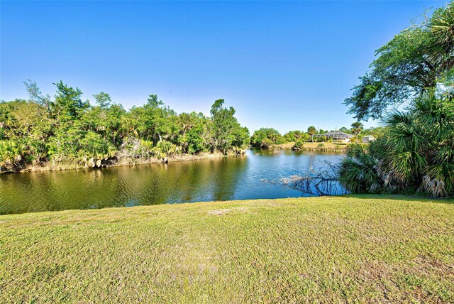 view of property view of water