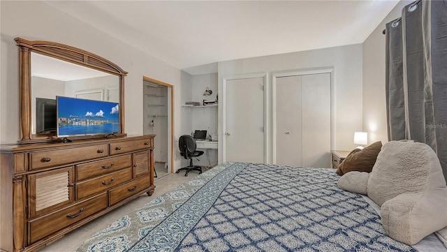 view of tiled bedroom