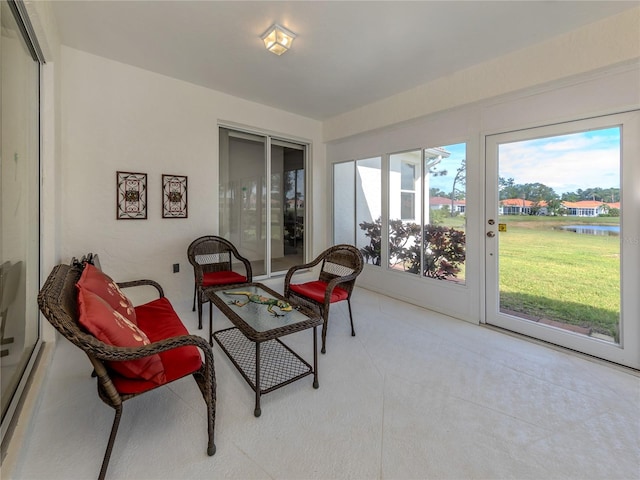 view of sitting room