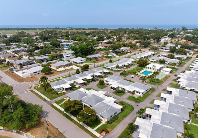 view of aerial view