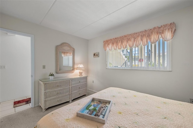 bedroom featuring carpet floors