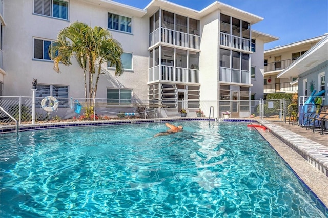 view of pool