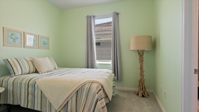 bedroom with carpet flooring