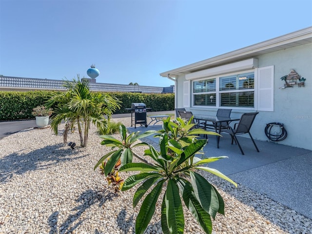 view of patio / terrace featuring grilling area