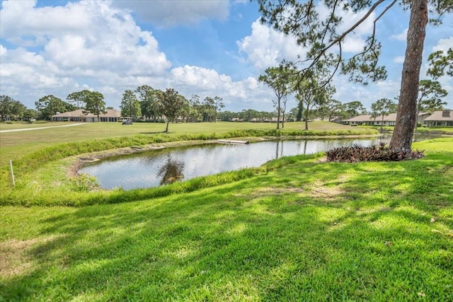 view of water feature