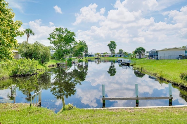 property view of water