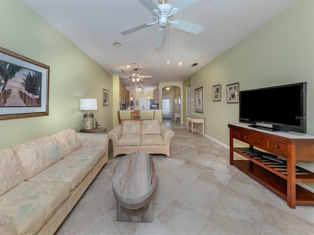 view of living room