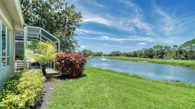 property view of water