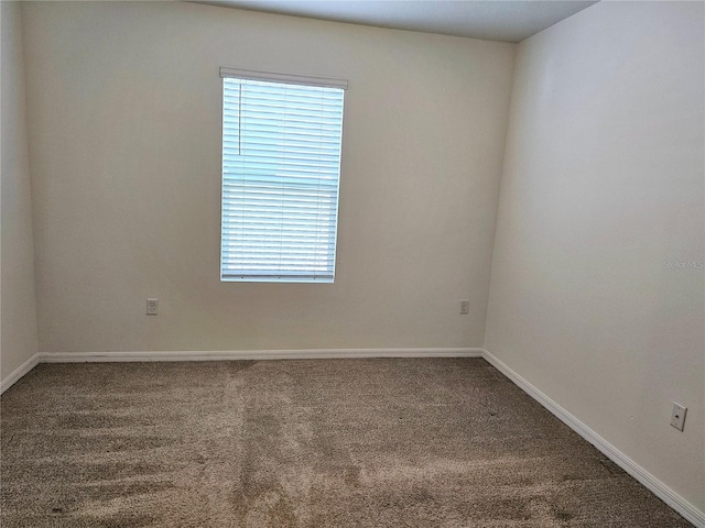 spare room with plenty of natural light and carpet floors