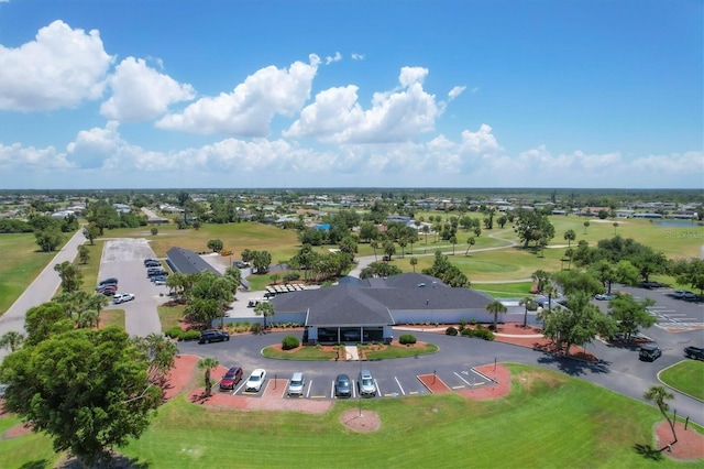 bird's eye view featuring golf course view