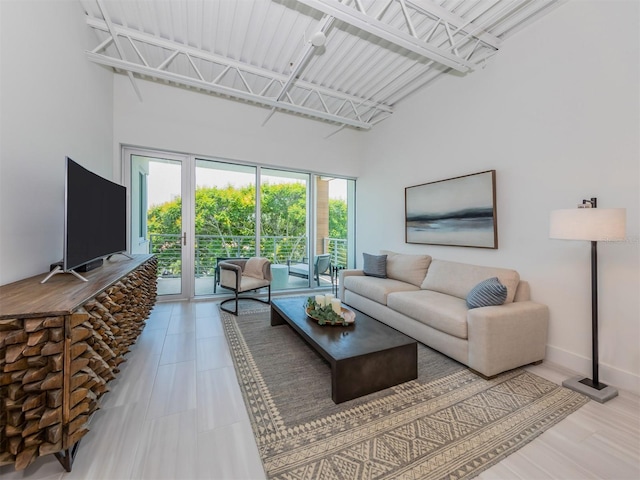 view of living room