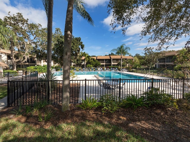 view of pool