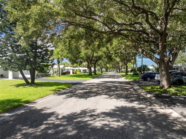 view of road