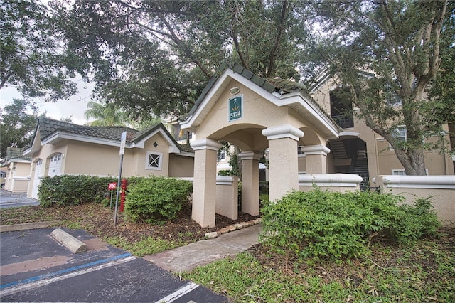 view of front of home