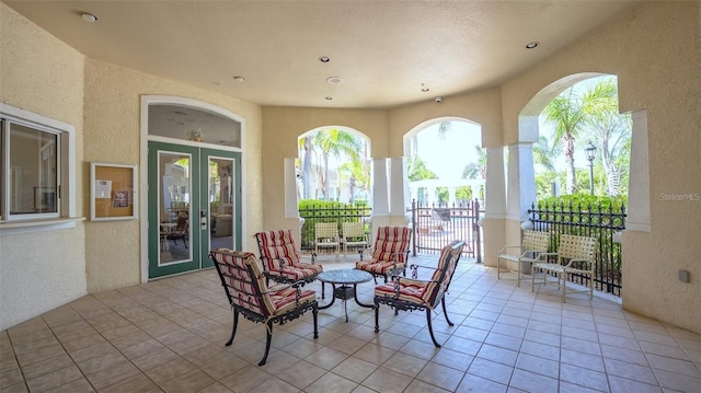 view of patio / terrace with french doors