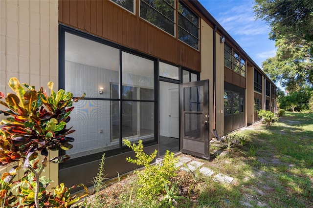 view of rear view of property