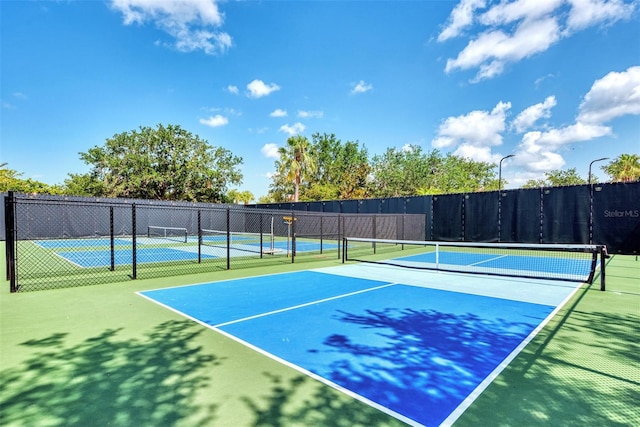 view of sport court