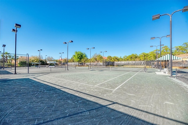 view of sport court