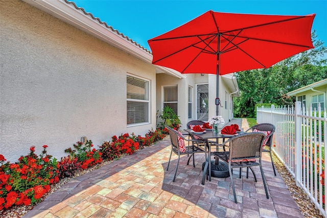 view of patio