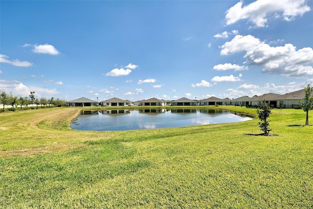 water view with a residential view