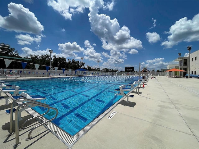 view of community pool