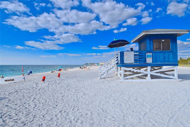 3485 Roslyn Rd, Venice, FL 34293 - water view with local beach