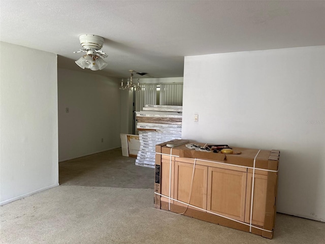3485 Roslyn Rd, Venice, FL 34293 - living area featuring ceiling fan and light carpet