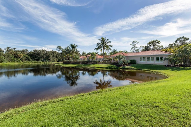 property view of water