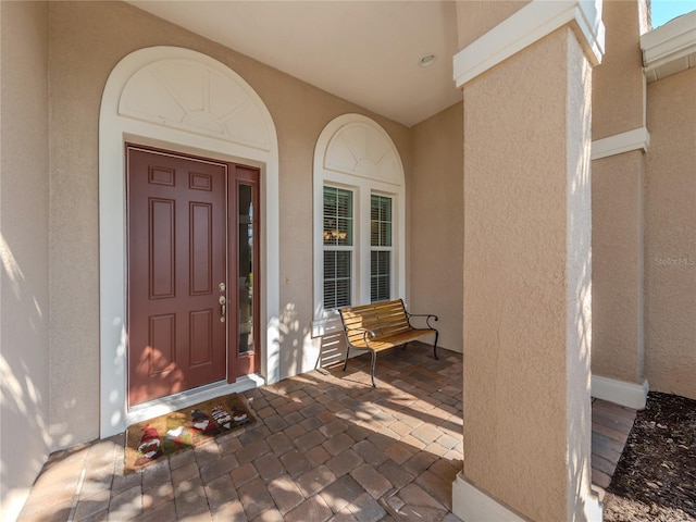 view of entrance to property