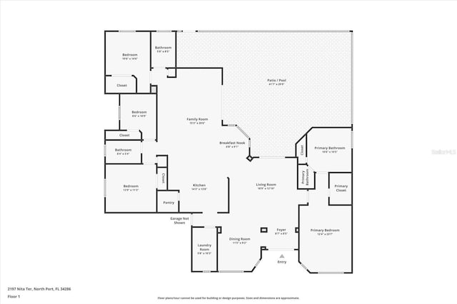 2197 Nita Ter, North Port, FL 34286 - floor plan