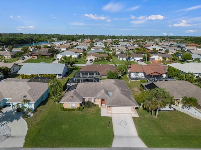 birds eye view of property featuring a residential view