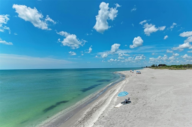 water view with a beach view