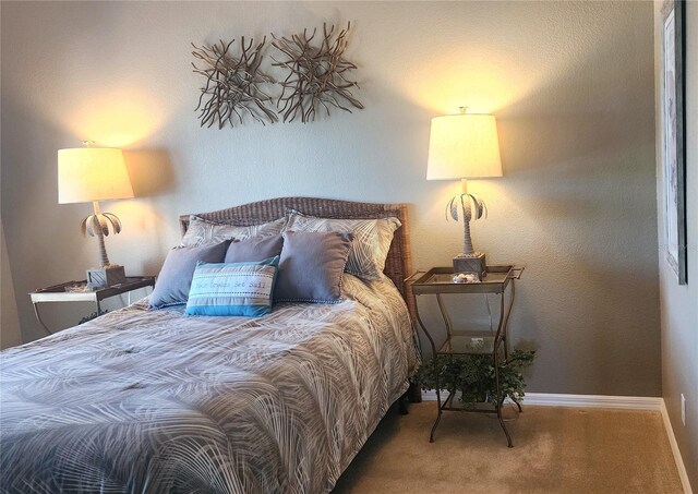 bedroom featuring carpet flooring