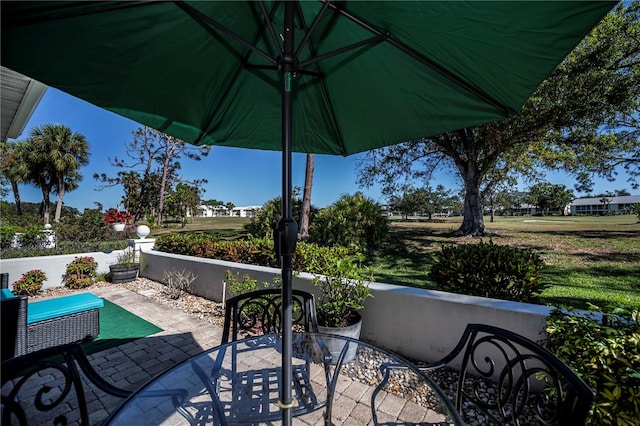 view of patio