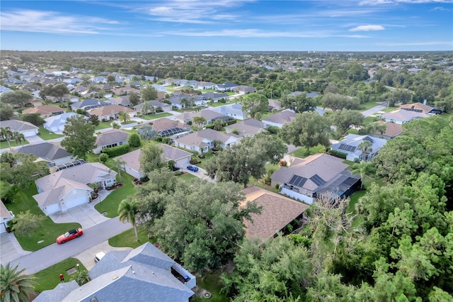 bird's eye view featuring a residential view